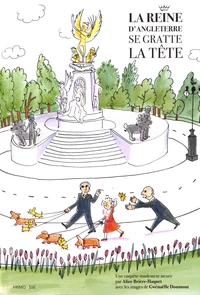 La reine d'Angleterre se gratte la tête