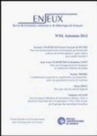 Enjeux 84, automne 2012