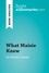 BrightSummaries.com  What Maisie Knew by Henry James (Book Analysis). Detailed Summary, Analysis and Reading Guide