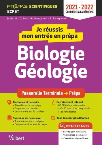 Je réussis mon entrée en prépa biologie-géologie. BCPST  Edition 2021-2022