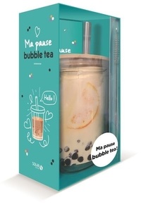 Brigitte Dahl et Camille Murano - Ma pause bubble tea - Coffret avec 1 paille XXL, 1 couvercle en bambou, 1 goupillon.