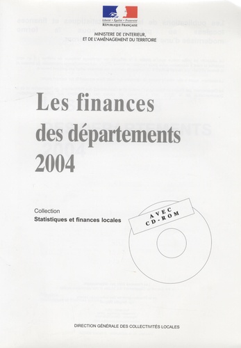 Brigitte Doguet - Les finances des départements 2004. 1 Cédérom