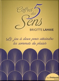 Brigitte Lahaie - Coffret des 5 sens - Le jeu à deux pour atteindre les sommets du plaisir. Contient 1 livre et 32 cartes.