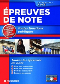 Brigitte Le Page - Epreuves de note Toutes fonctions publiques - Catégories A et B.