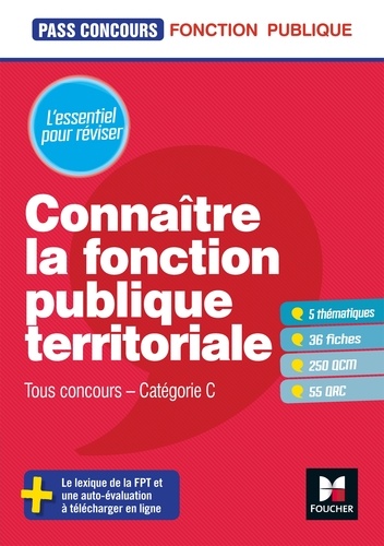 Pass'Concours - Connaître la Fonction publique territoriale - Cat. C - Entrainement et révision