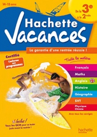 Brigitte Réauté et André Sarnette - Hachette vacances - De la 3e a la 2de (14-15 ans).