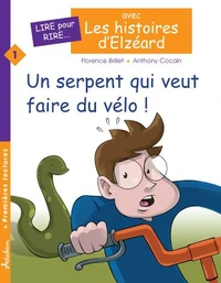 Un serpent qui veut faire du vélo !