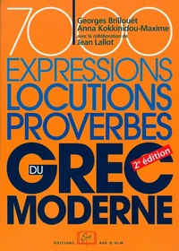 7000 expressions, locutions, proverbes du grec moderne