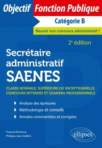 Secrétaire administratif SAENES de classe normale, supérieure ou exceptionnelle