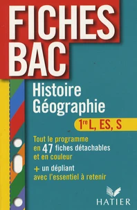 Histoire Géographie 1e L, ES, S