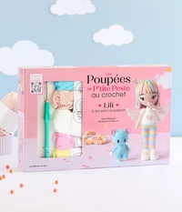 Les poupées de P'tite peste au crochet - Lili & son compagnon