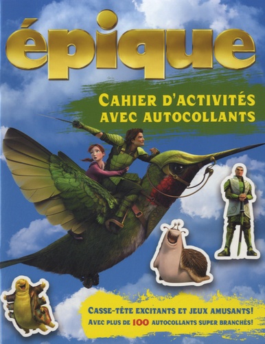  Broquet - Epique - Cahier d'activités avec autocollants.
