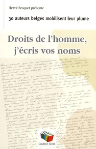 Droits de l'homme, j'écris vos noms