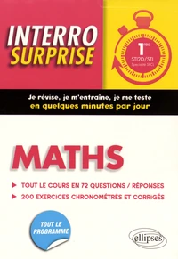 Maths 1res STI2D/STL spécialité SPCL