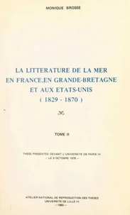 La littérature de la mer en France, en Grande-Bretagne et aux États-Unis (1829-1870) (2)
