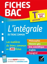 L'intégrale du tronc commun Tle générale
