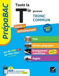 Prépabac - Toute la Tle générale (tronc commun) - Bac 2027 (toutes les matières)