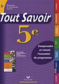 Tout Savoir 5e