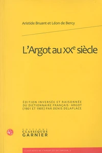 L'Argot au XXe siècle