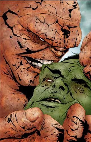 Hulk et la Chose. Coups durs