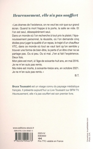 Heureusement elle n'a pas souffert