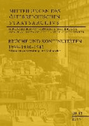 Brüche und Kontinuitäten 1933-1938-1945 - Fallstudien zu Verwaltung und Bibliotheken.