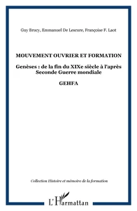 Mouvement ouvrier et formation