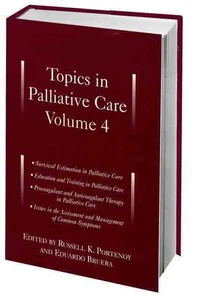 Topics In Palliative Care. Volume 4