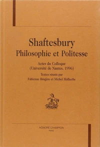 Shaftesbury : Philosophie et politesse