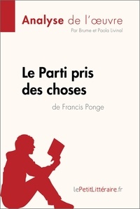  Brume et Paola Livinal - Le parti pris des choses de Francis Ponge.