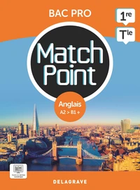 Anglais 1re/Tle Bac Pro A2>B1+ Match Point