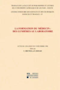 La formation du médecin : des Lumières au laboratoire