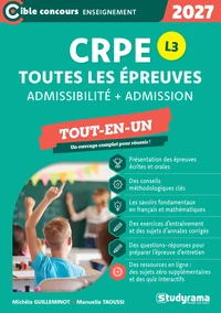 CRPE L3 Toutes les épreuves Admissibilité + Admission