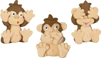 Gomme funny singe