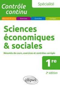Sciences économiques & sociales 1re spécialité