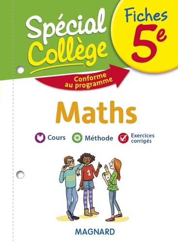 Fiches maths 5e Spécial Collège  Edition 2019