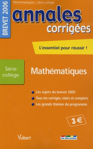 Bruno Bénitah - Mathématiques Série collège.