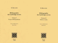 Bibliographie du Cambodge ancien.