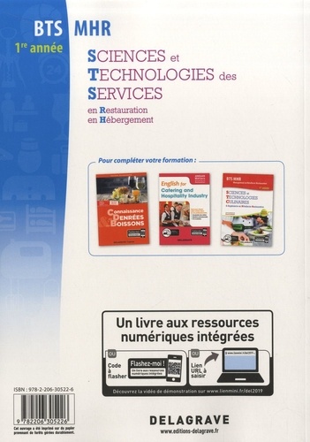 Sciences et Technologies des Services BTS MHR 1re 
