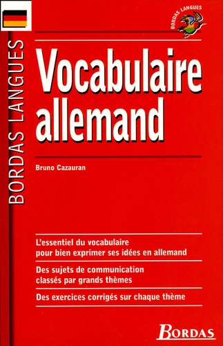 Bruno Cazauran - Vocabulaire allemand.