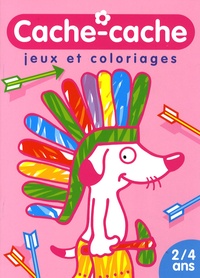 Bruno Coispel - Cache-cache - Jeux et coloriages (indien) 2/4 ans.