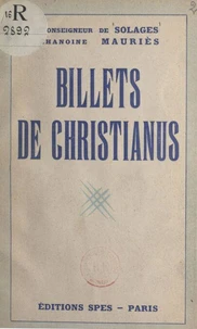 Billets de Christianus