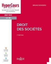 Bruno Dondero - Droit des sociétés - 7e ed..