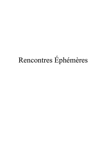  Bruno Ferrandis - RENCONTRES ÉPHÉMÈRES.