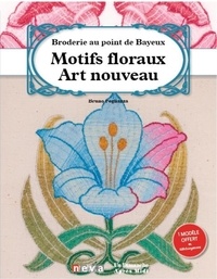 Bruno Fogliazza - Broderie au point de Bayeux - Motifs floraux Art Nouveau.