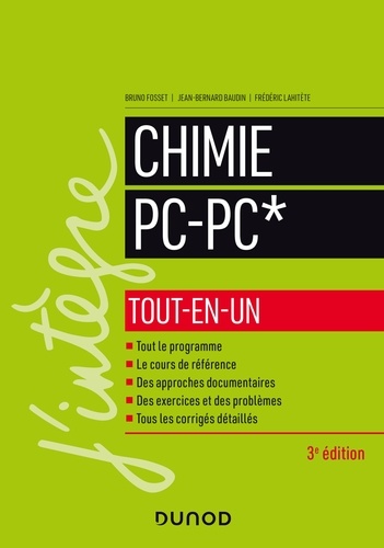 Chimie tout-en-un PC-PC* 3e édition