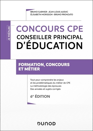Concours CPE (Conseiller principal d'éducation) Je Prépare Tout-en-un 6e édition