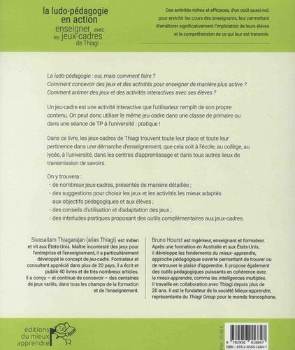 La ludo-pédagogie en action. Enseigner avec les jeux-cadres de Thiagi