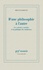 D'une philosophie à l'autre. Les sciences sociales et la politique des modernes