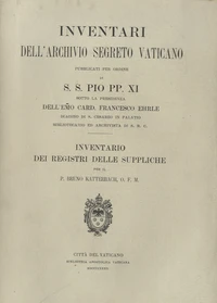 Inventario dei Registri delle suppliche